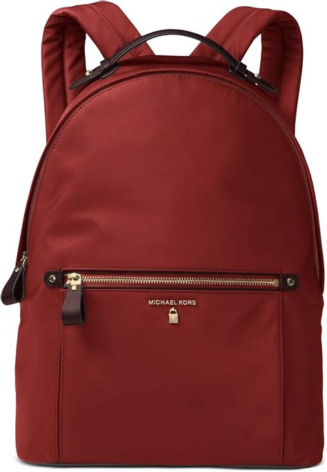 michael kors nylon kelsey backpack plum|Michael Kors Kelsey Nylon Large Backpack .